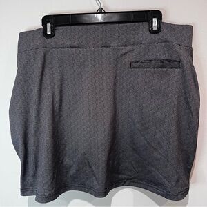 Pebble Beach Black and Gray Golf Skirt Skort